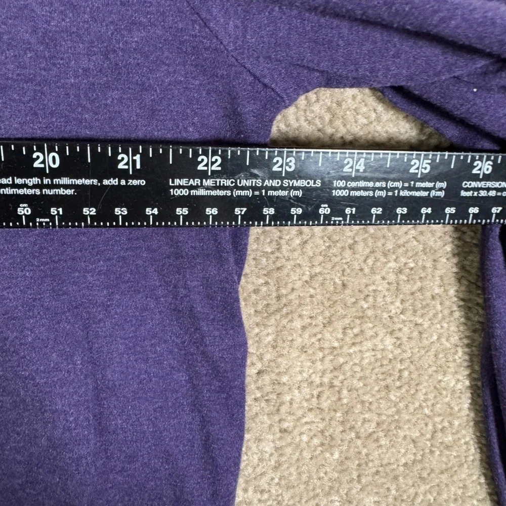Polo Ralph Lauren Polo Shirt Mens Large Purple Long Sleeve Pima Interlock Cotton